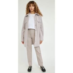 Aritzia Wilfred Free Melina Twill Pants Beige Size 8